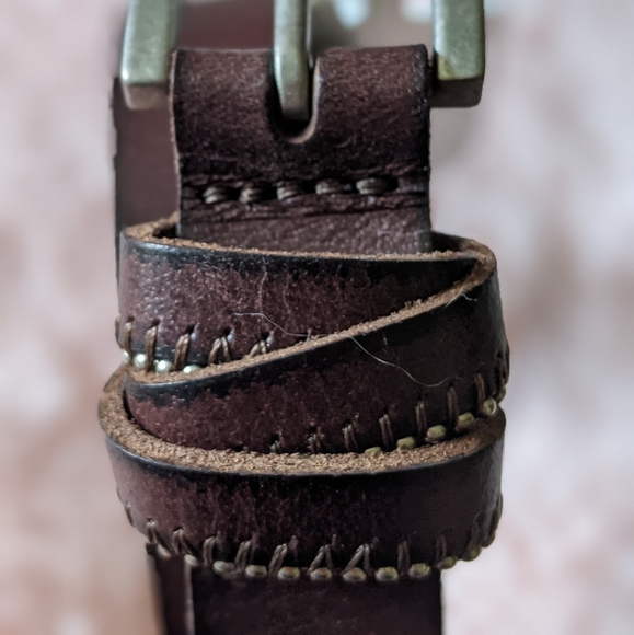 Time and Tru 100% Leather Belt S/M Brown - Picture 4 of 7